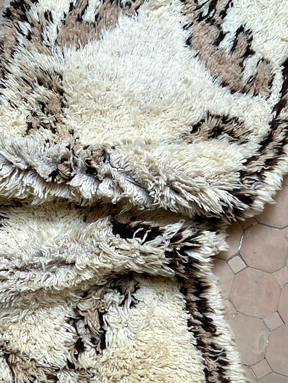 Marokkolainen vintage Azilal-matto 180x90cm
