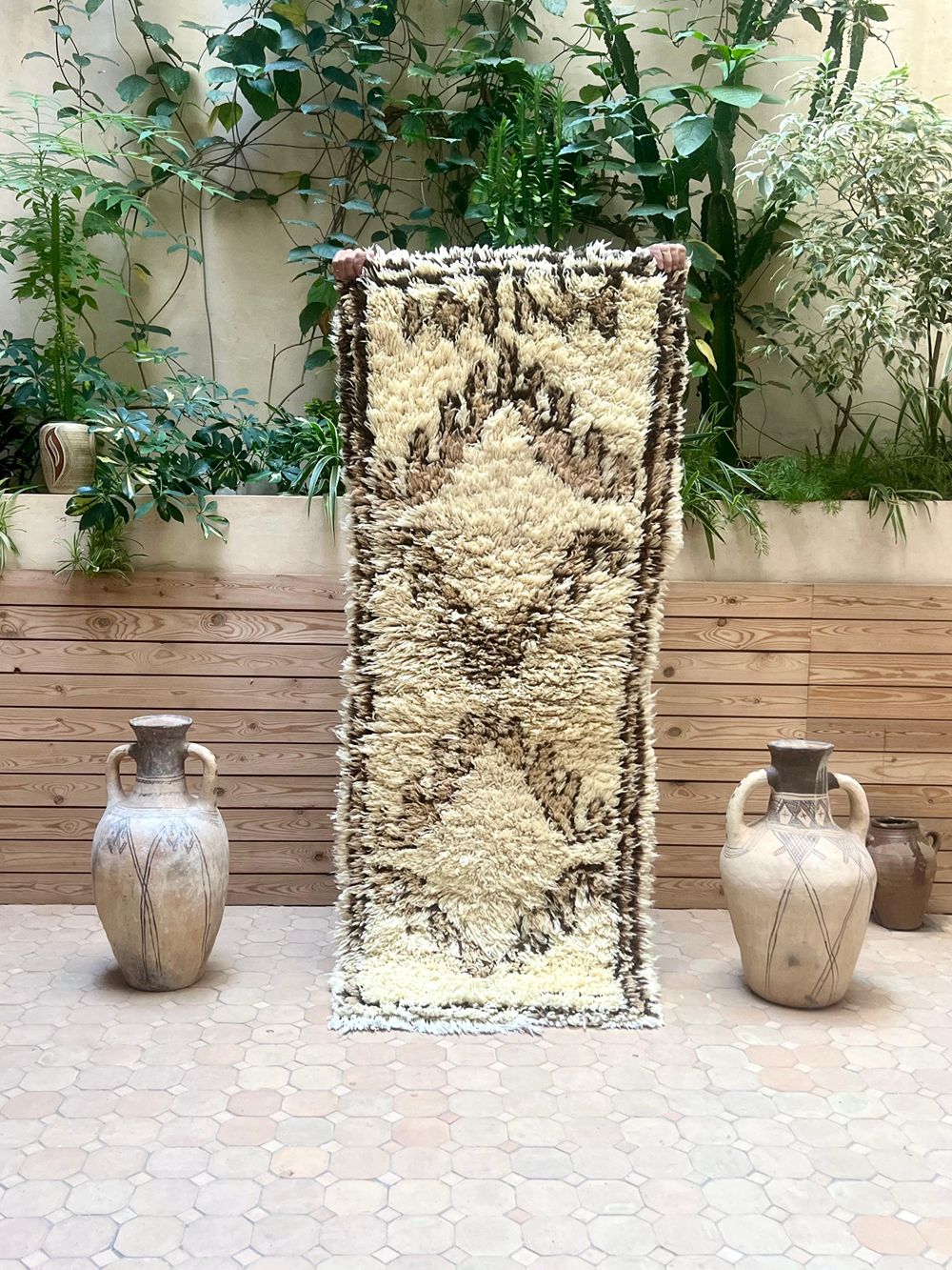 Moroccan Vintage Azilal Rug 180x90cm