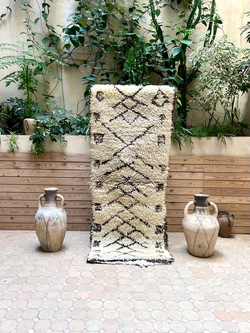 Moroccan Vintage Azilal Rug 185x75cm