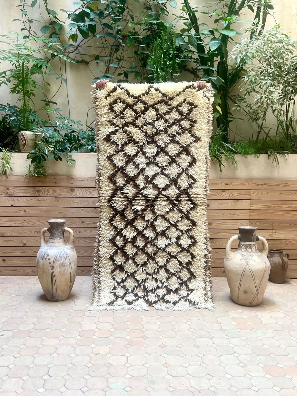 Moroccan Vintage Azilal Rug 185x85cm