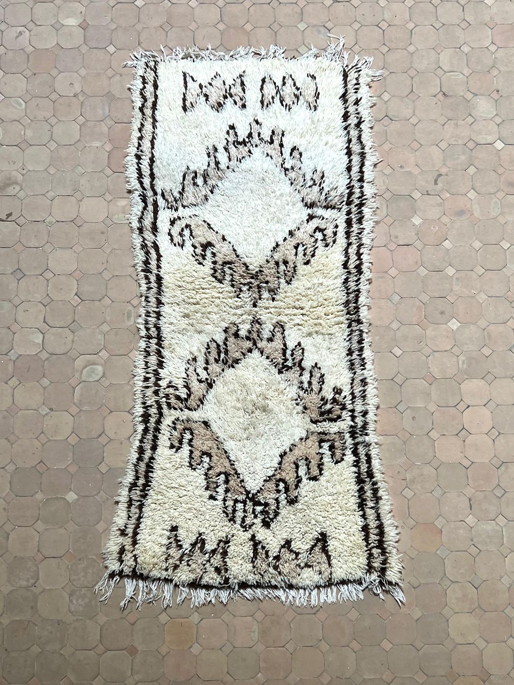 Moroccan Vintage Azilal Rug 190x80cm