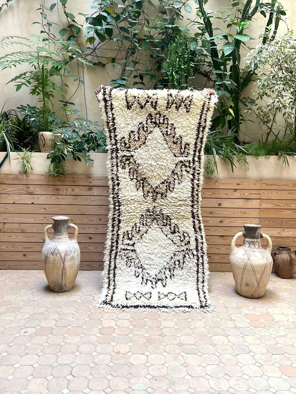 Moroccan Vintage Azilal Rug 190x80cm