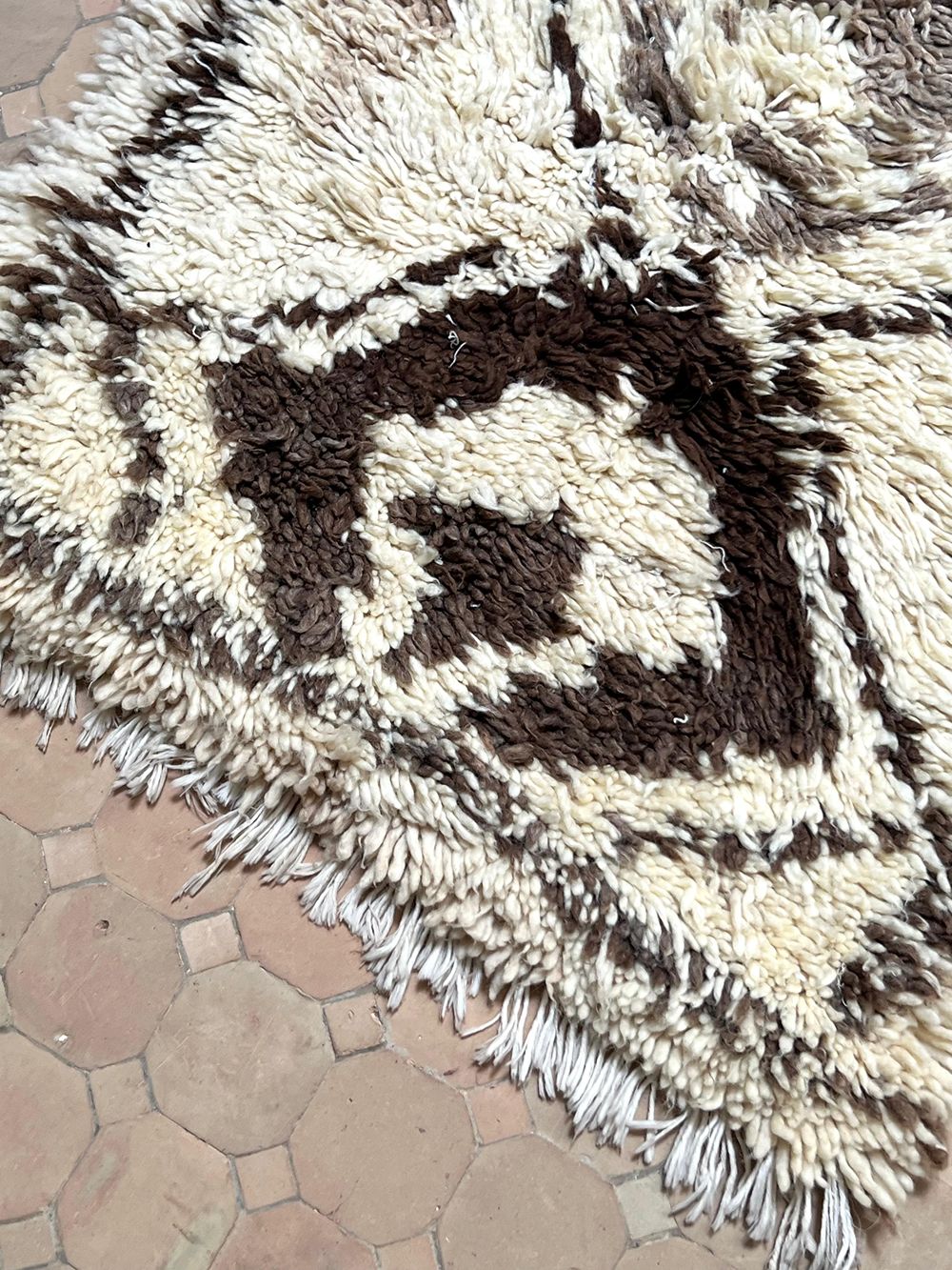 Marokkolainen vintage Azilal-matto 205x80cm