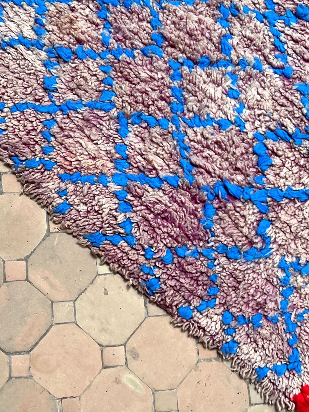Moroccan Vintage Azilal Runner Rug 310x80cm