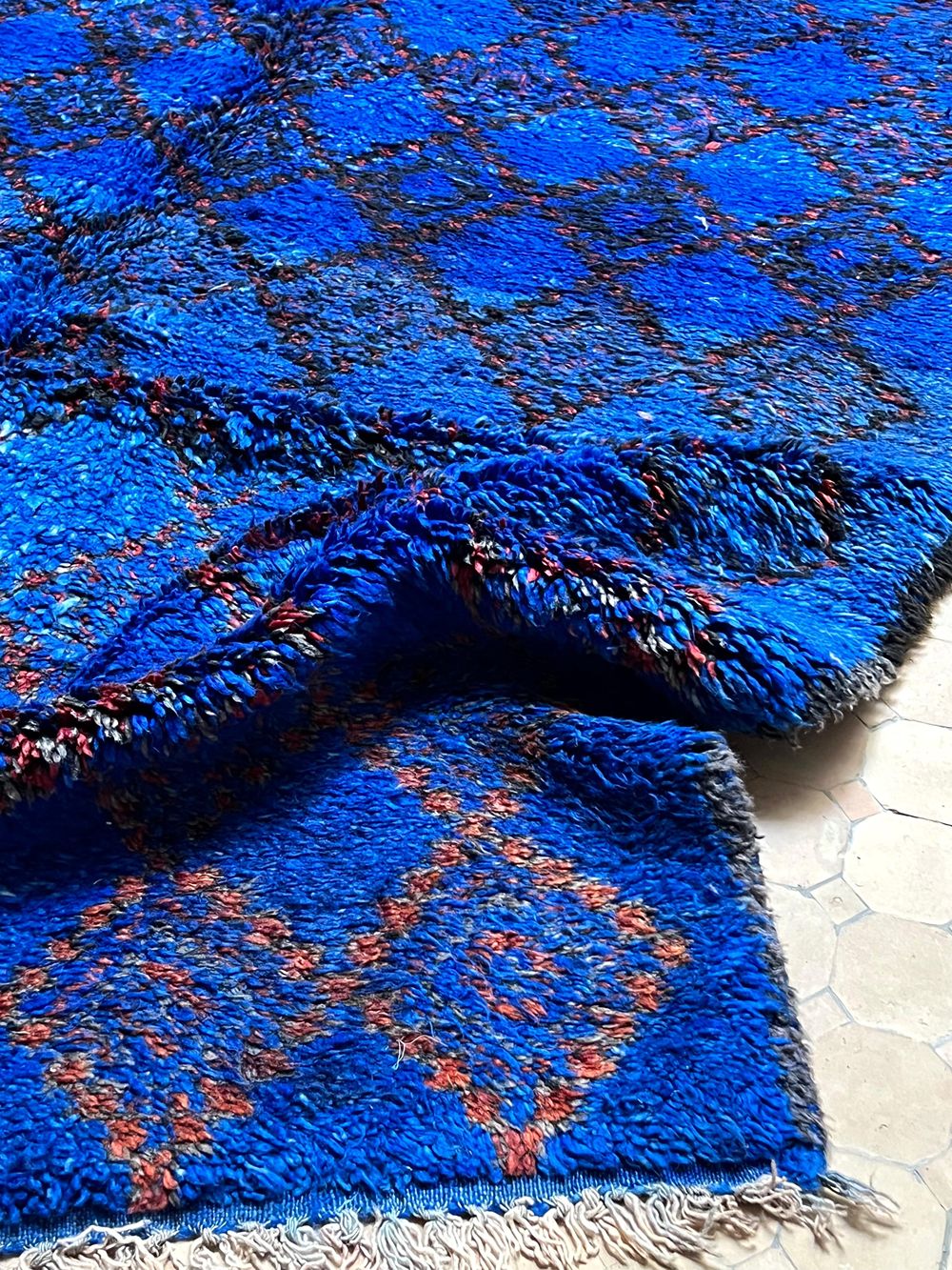 Marokkolainen vintage Beni M'Guild matto 370x200cm