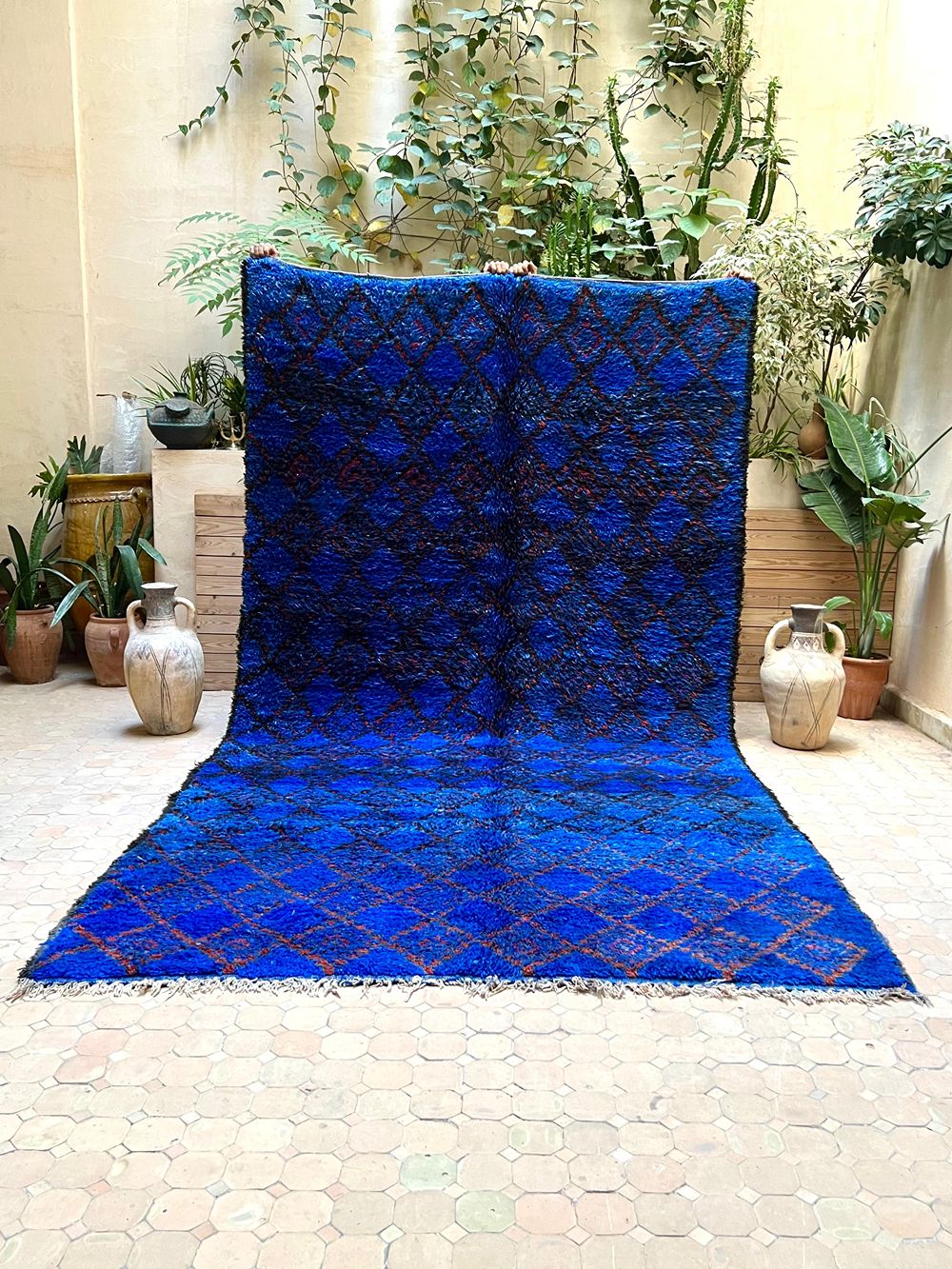 Marokkolainen vintage Beni M'Guild matto 370x200cm