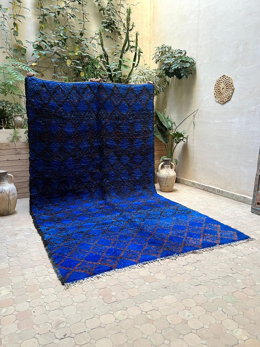Marokkolainen vintage Beni M'Guild matto 370x200cm