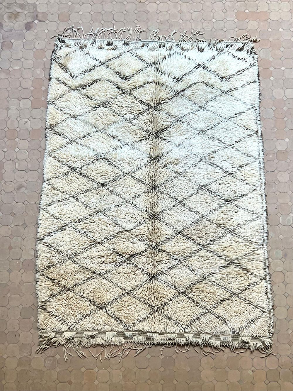 Marokkolainen vintage Beni Ouarain matto 275x180cm