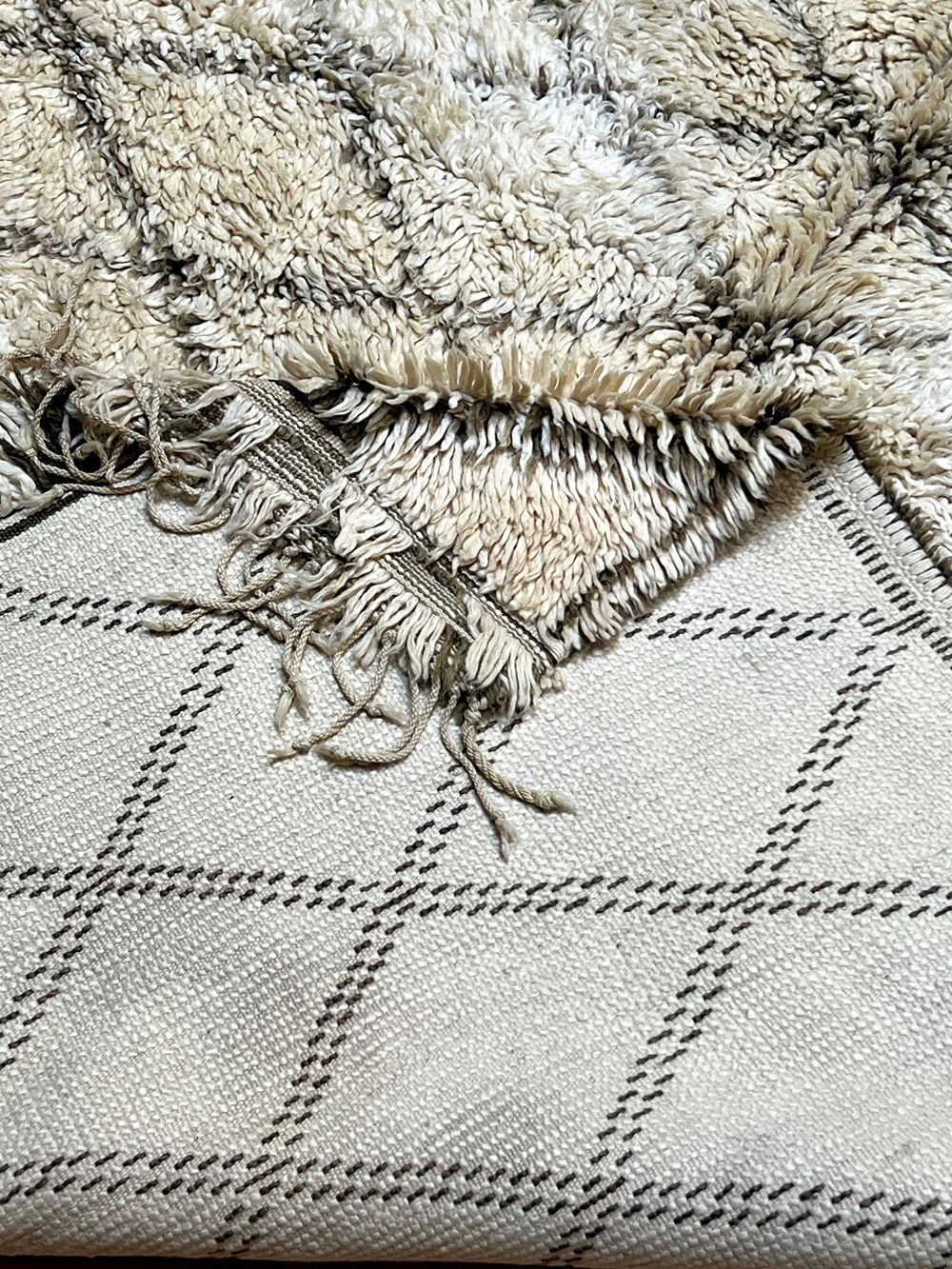 Marokkolainen vintage Beni Ouarain matto 275x180cm