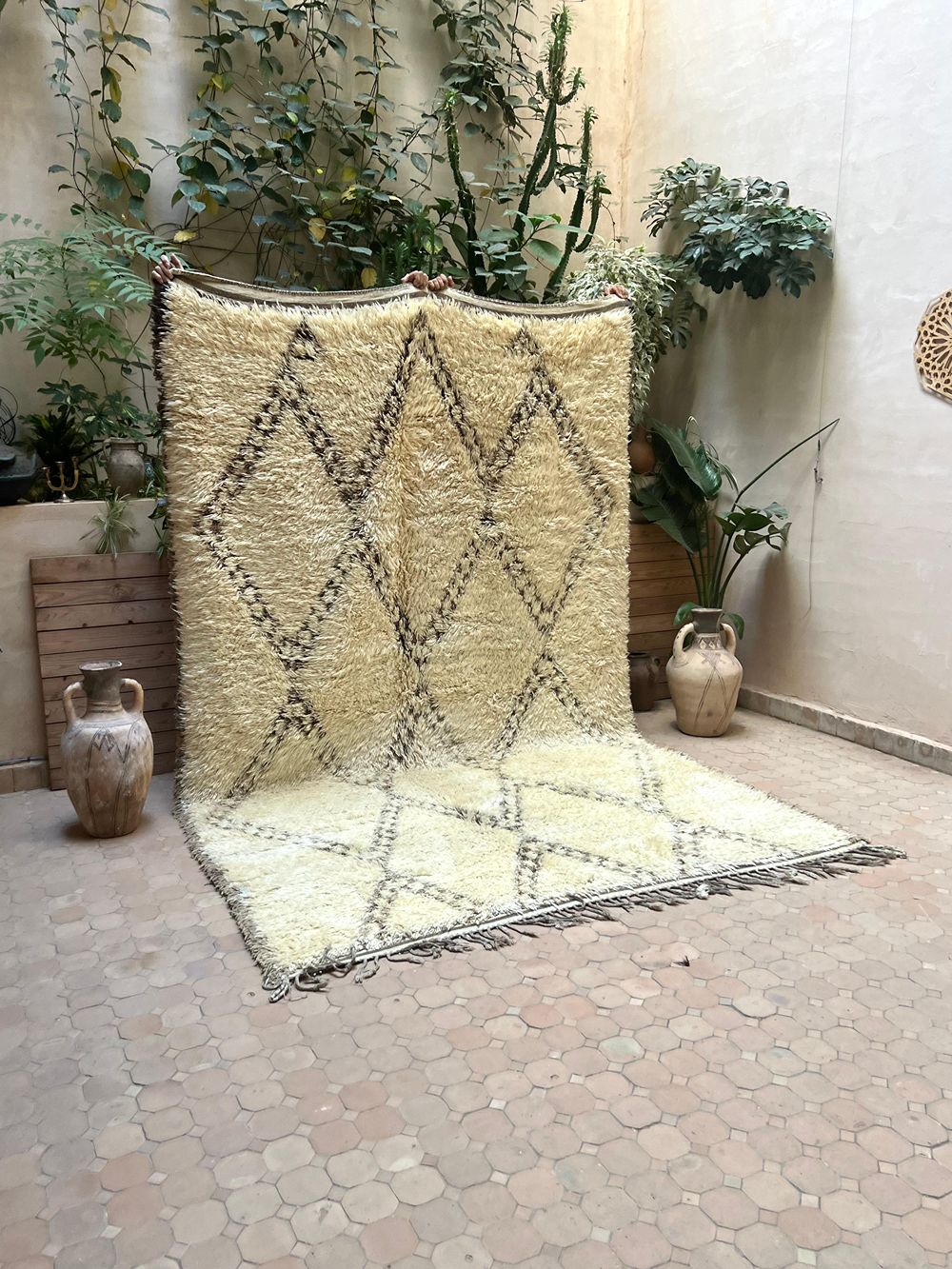 Marokkolainen vintage Beni Ouarain matto 315x200cm