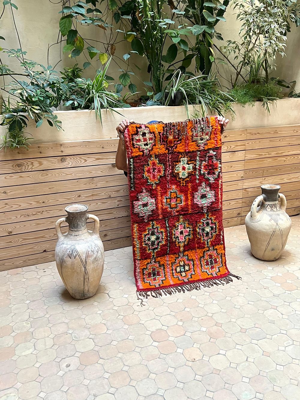 Marokkolainen vintage Boujaad matto 115x65cm