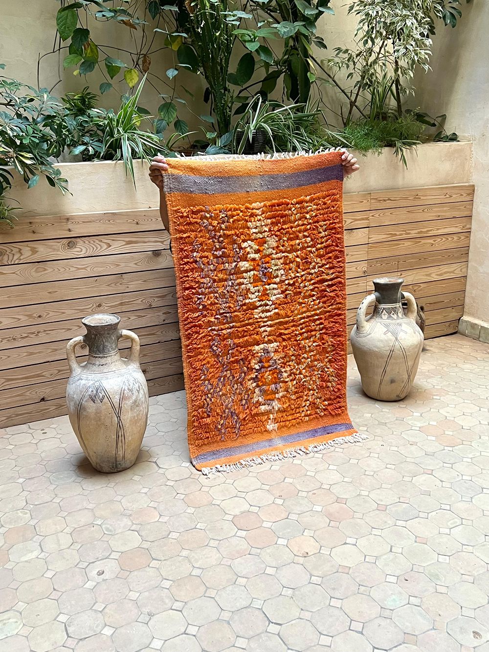 Marokkolainen vintage Boujaad matto 120x75cm