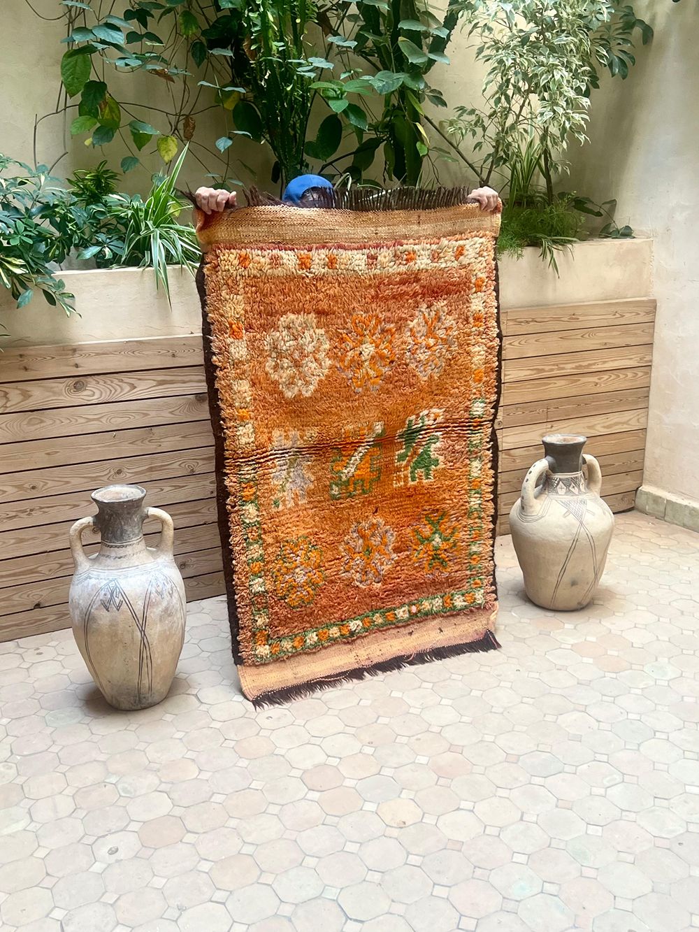 Moroccan Vintage Boujaad Rug 130x90cm