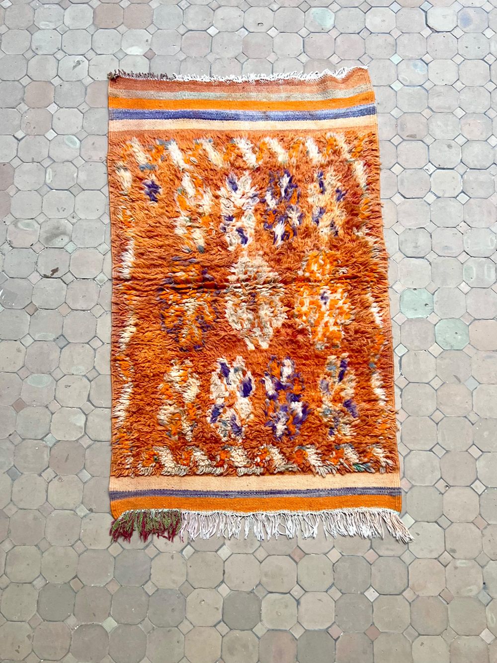 Marokkolainen vintage Boujaad matto 140x80cm