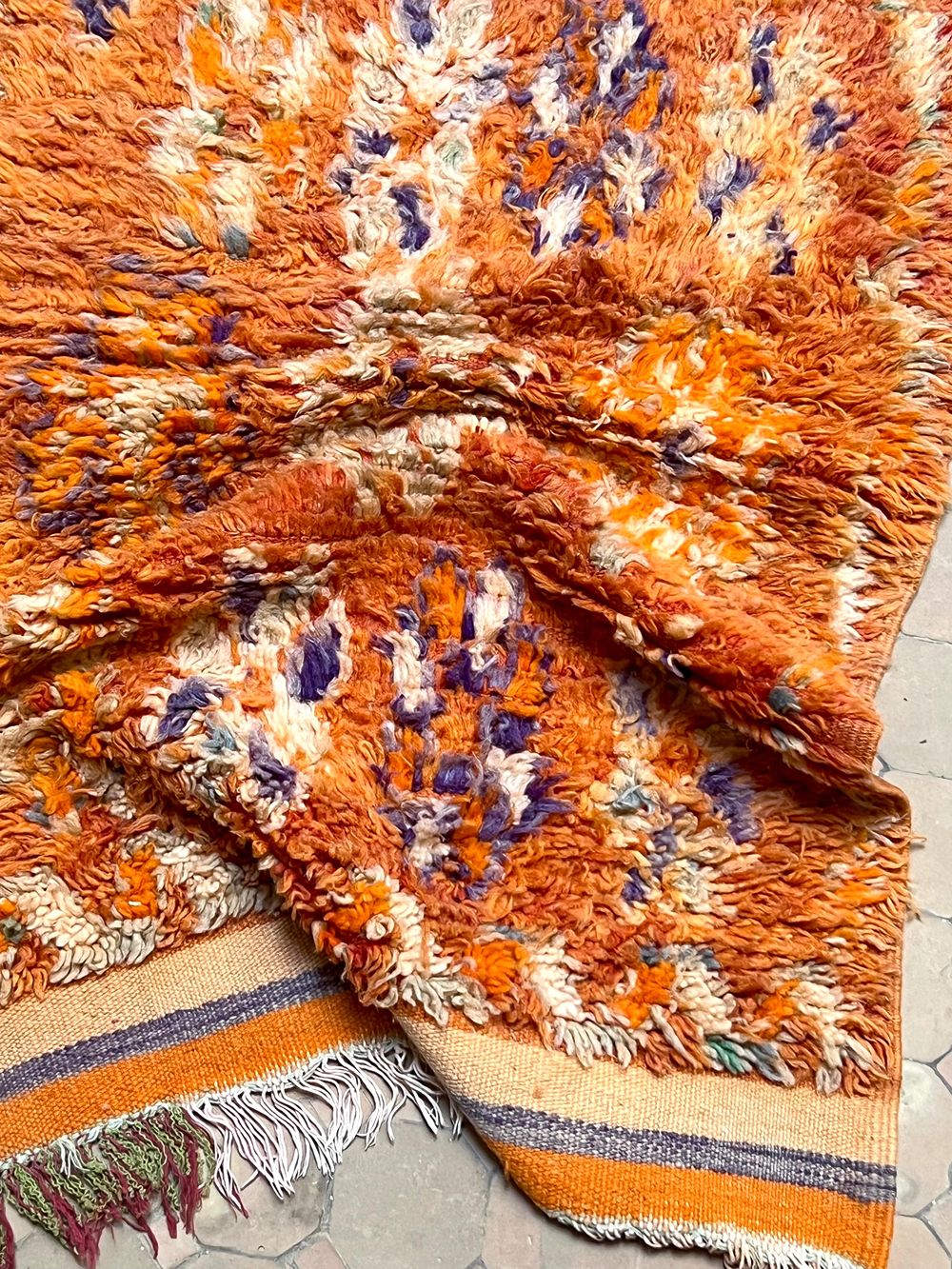 Marokkolainen vintage Boujaad matto 140x80cm