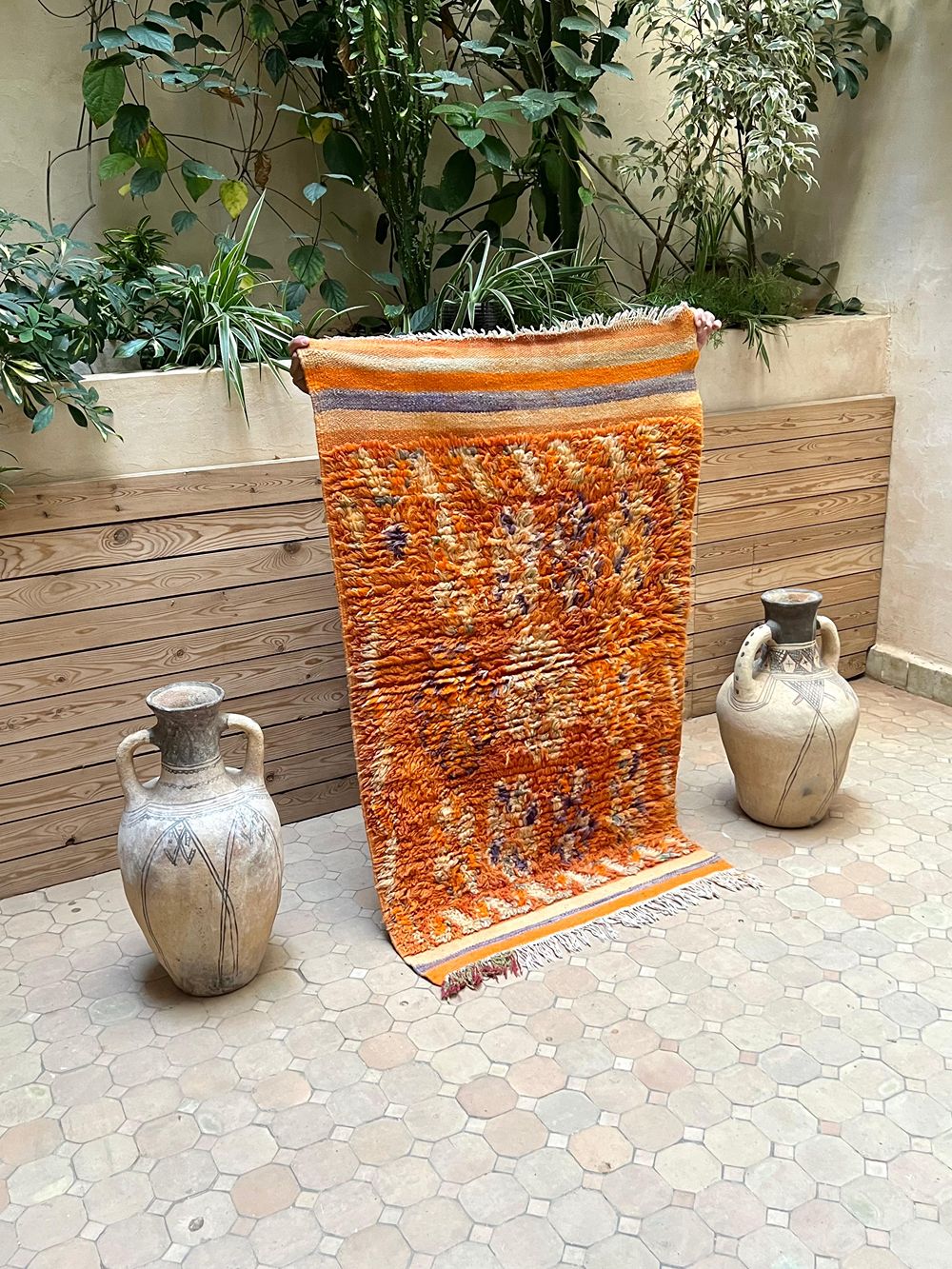 Marokkolainen vintage Boujaad matto 140x80cm