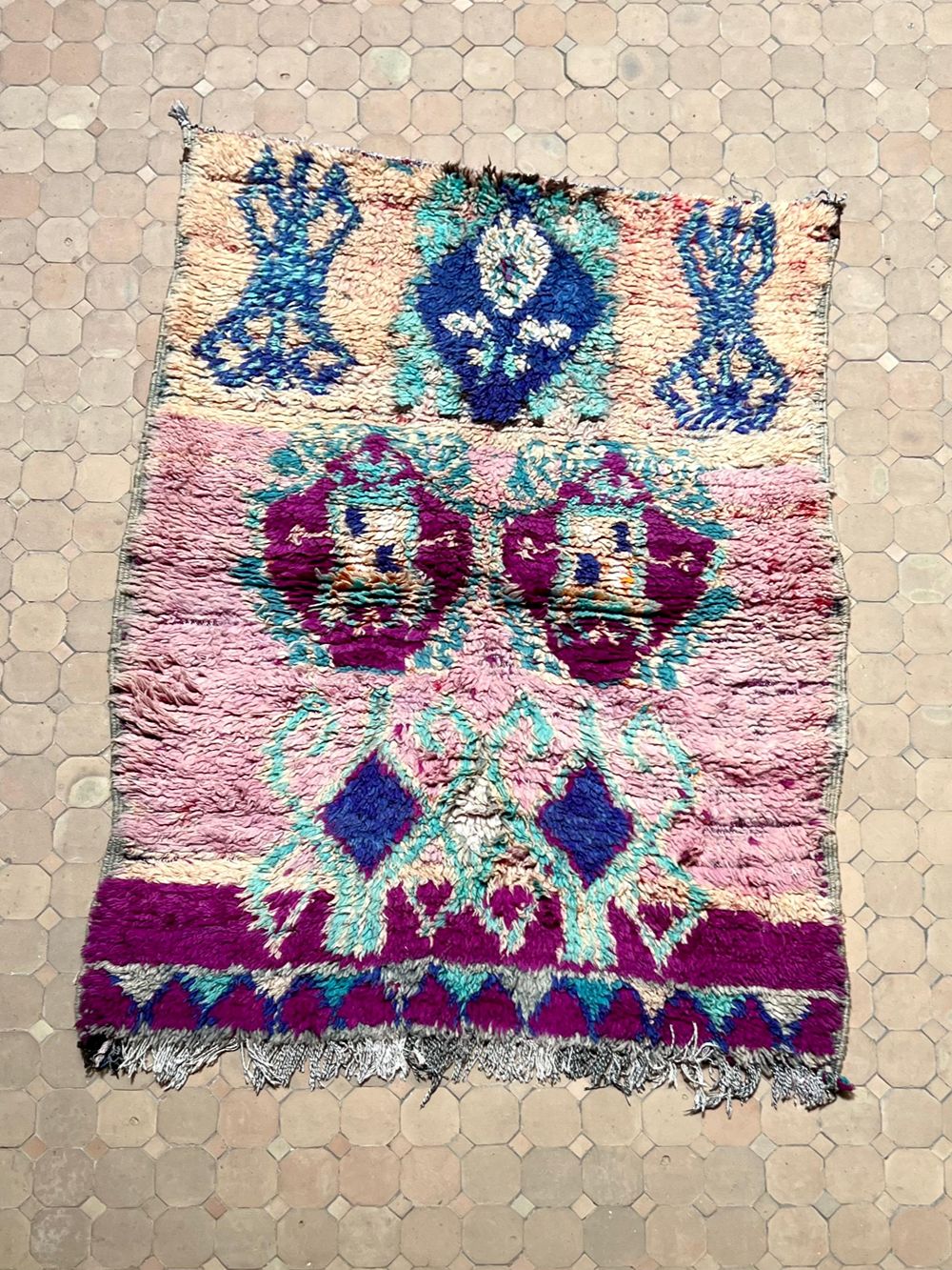 Moroccan Vintage Boujaad Rug 170x130cm