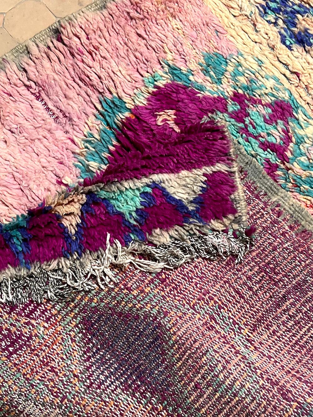 Moroccan Vintage Boujaad Rug 170x130cm