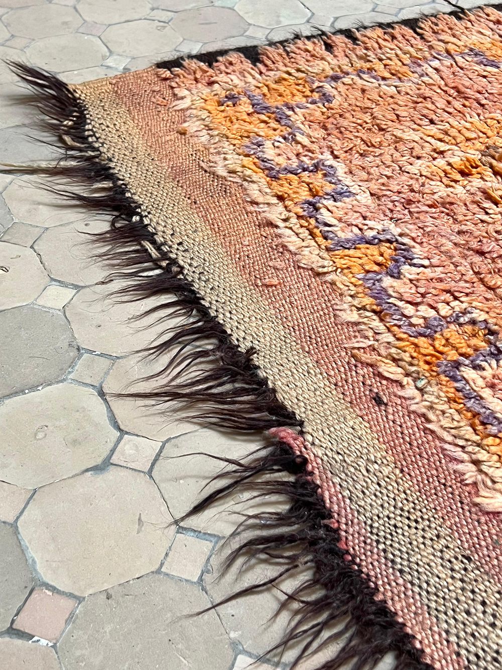 Marokkolainen vintage Boujaad matto 195x110cm