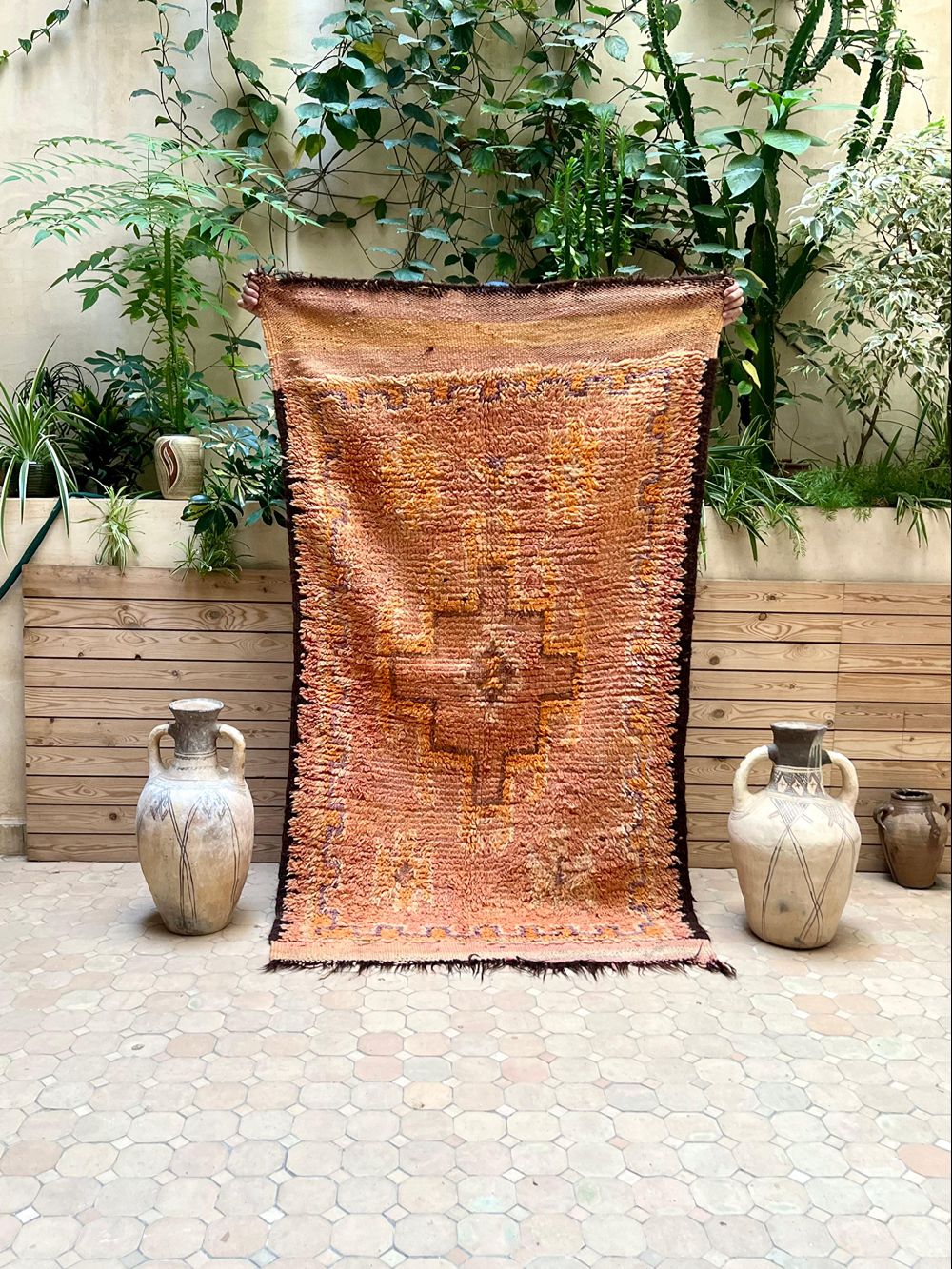 Marokkolainen vintage Boujaad matto 195x110cm