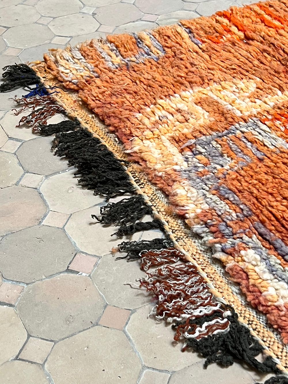 Marokkolainen vintage Boujaad matto 215x110cm