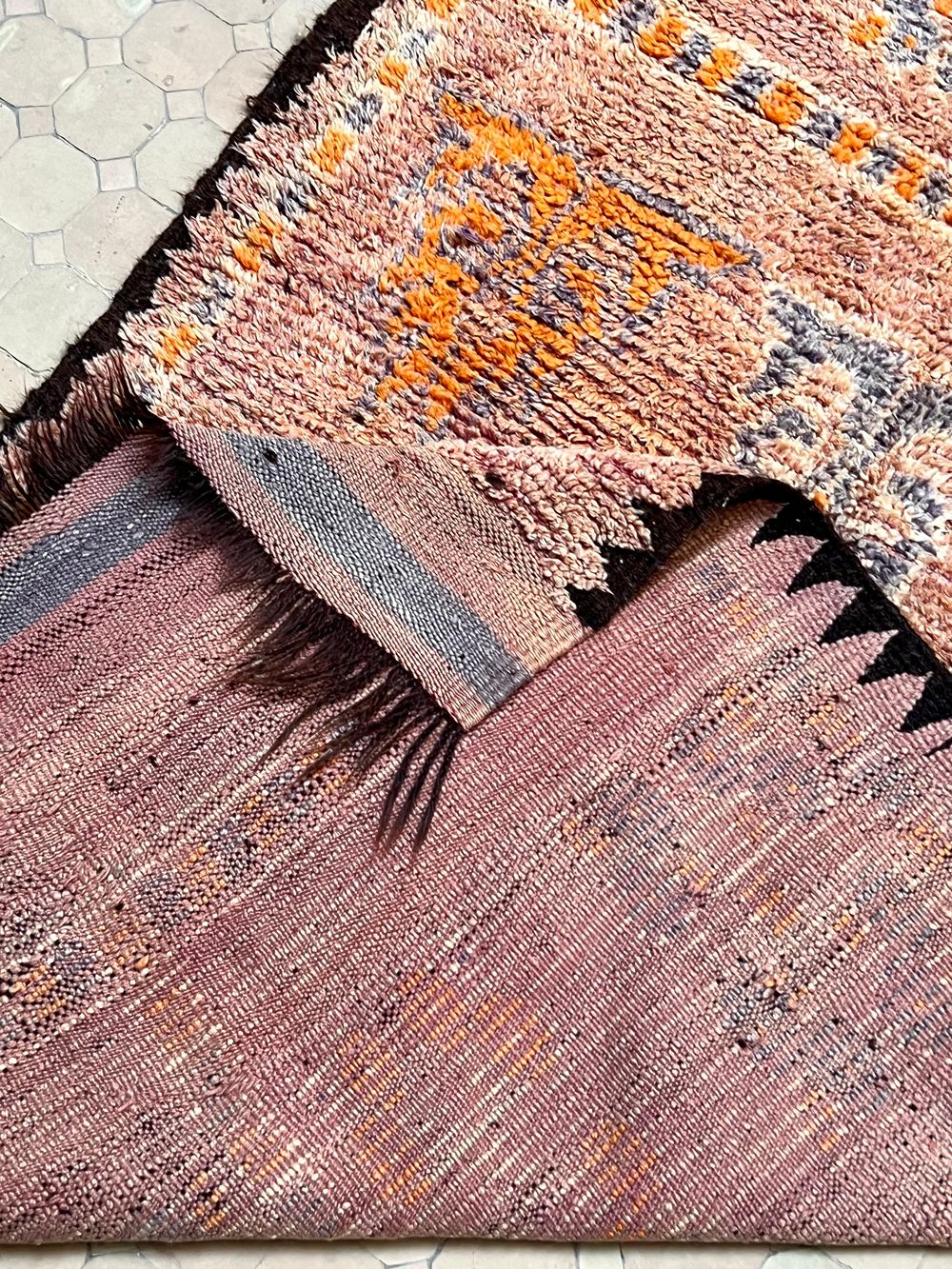 Marokkolainen vintage Boujaad matto 250x130cm