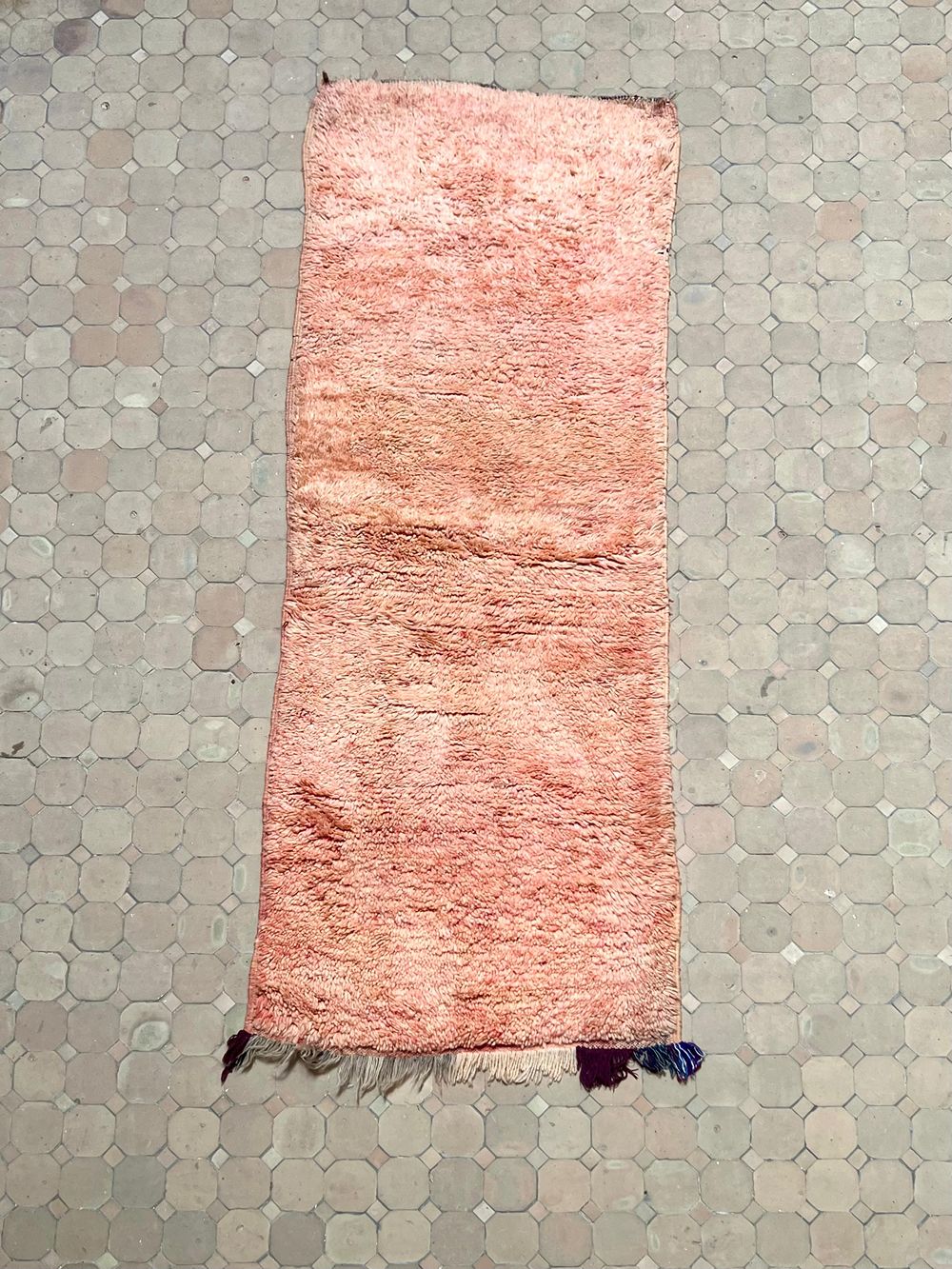 Moroccan Vintage Boujaad Runner Rug 215x80cm