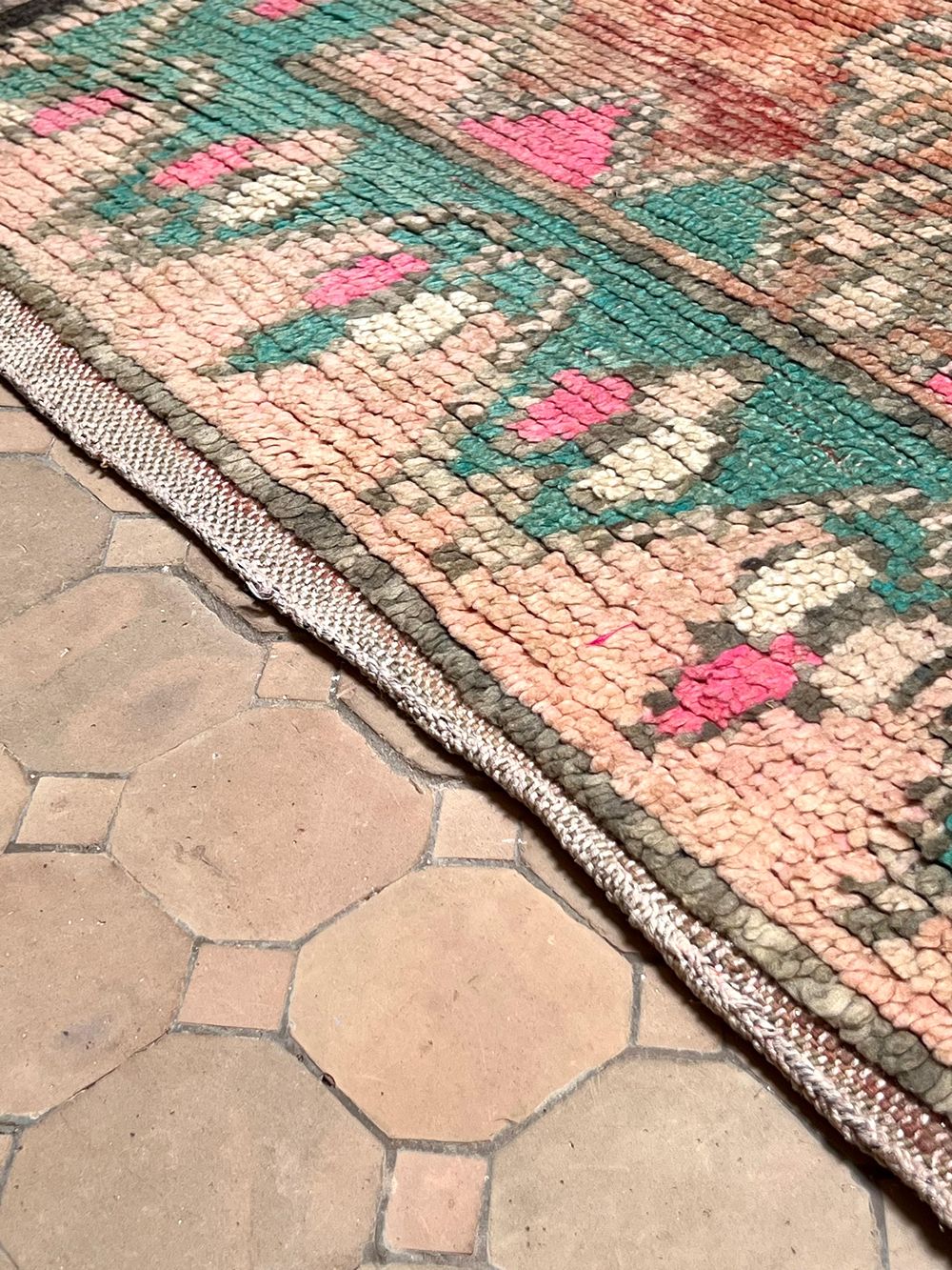 Moroccan Vintage Boujaad Rug 270x120cm