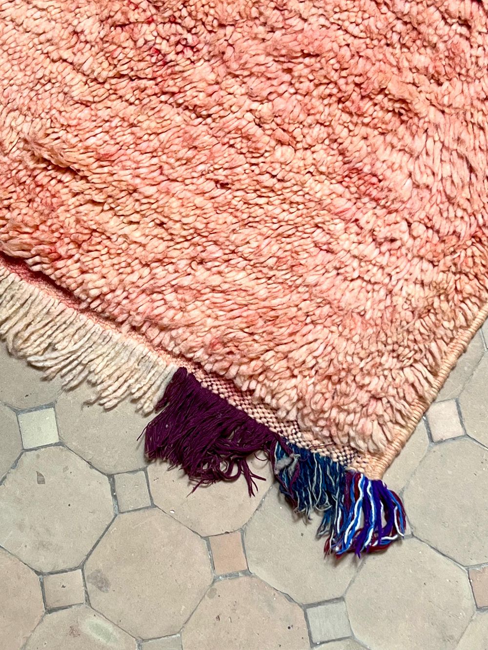 Moroccan Vintage Boujaad Runner Rug 215x80cm