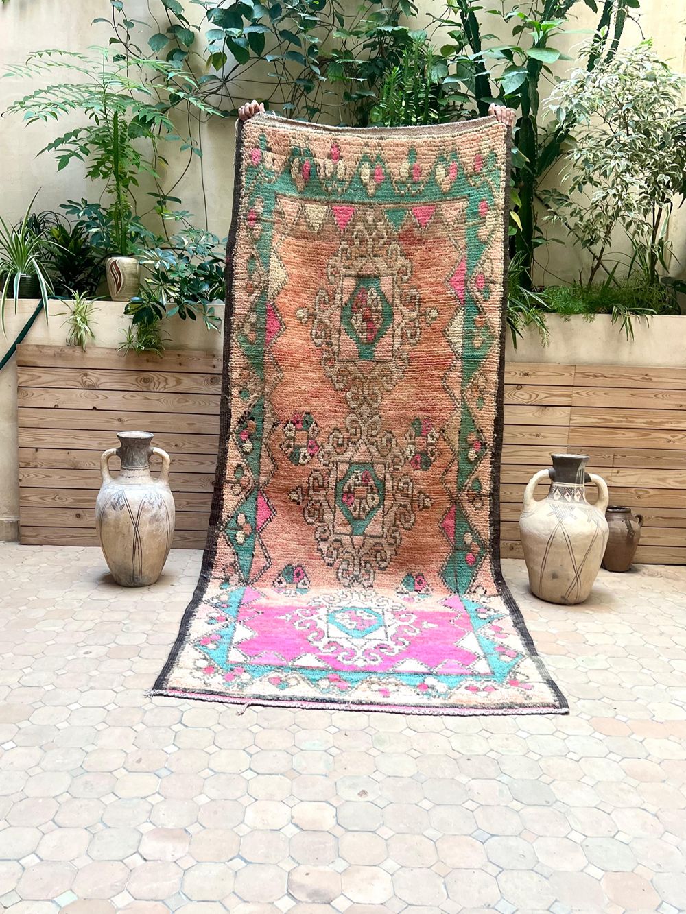 Moroccan Vintage Boujaad Rug 270x120cm