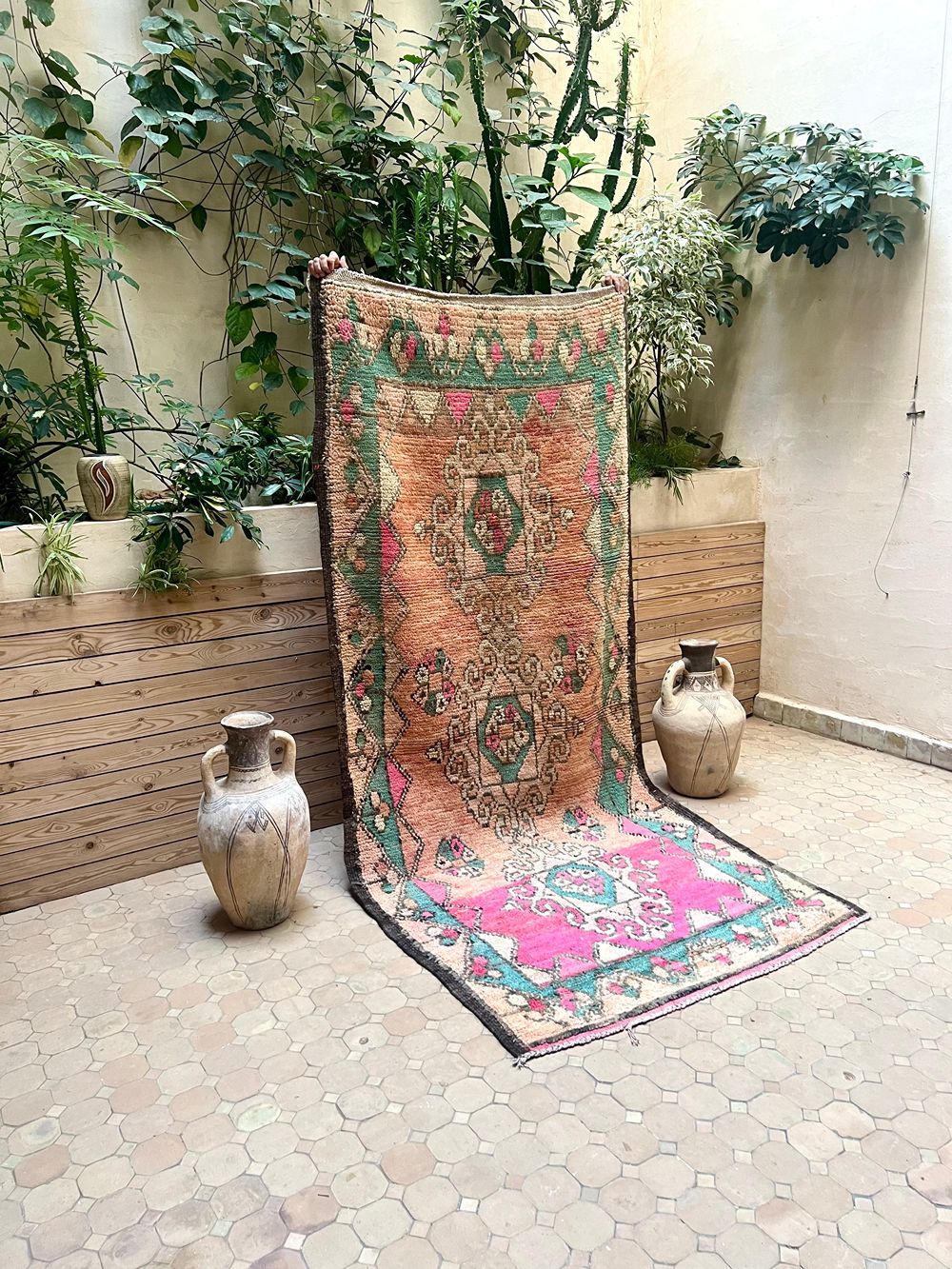 Moroccan Vintage Boujaad Rug 270x120cm