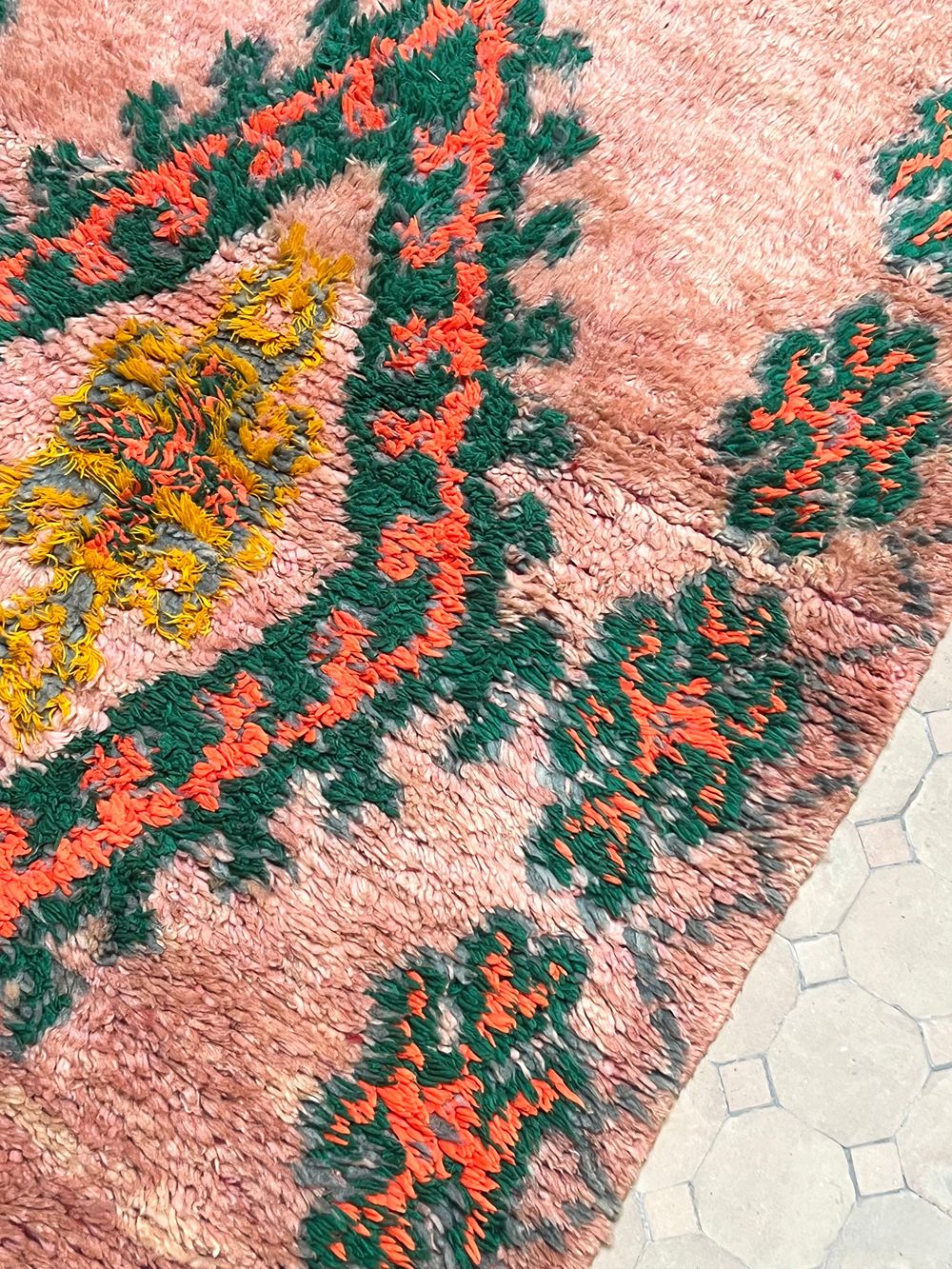 Marokkolainen vintage Boujaad matto 315x105cm