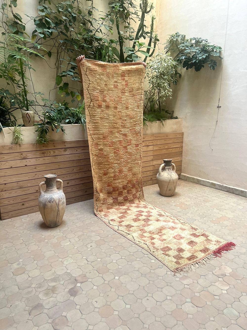Marokkolainen vintage Boujaad matto 320x80cm