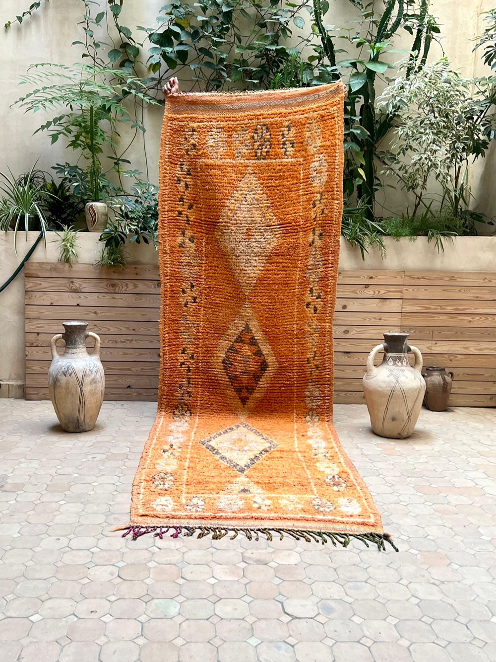 Marokkolainen vintage Boujaad matto 325x100cm