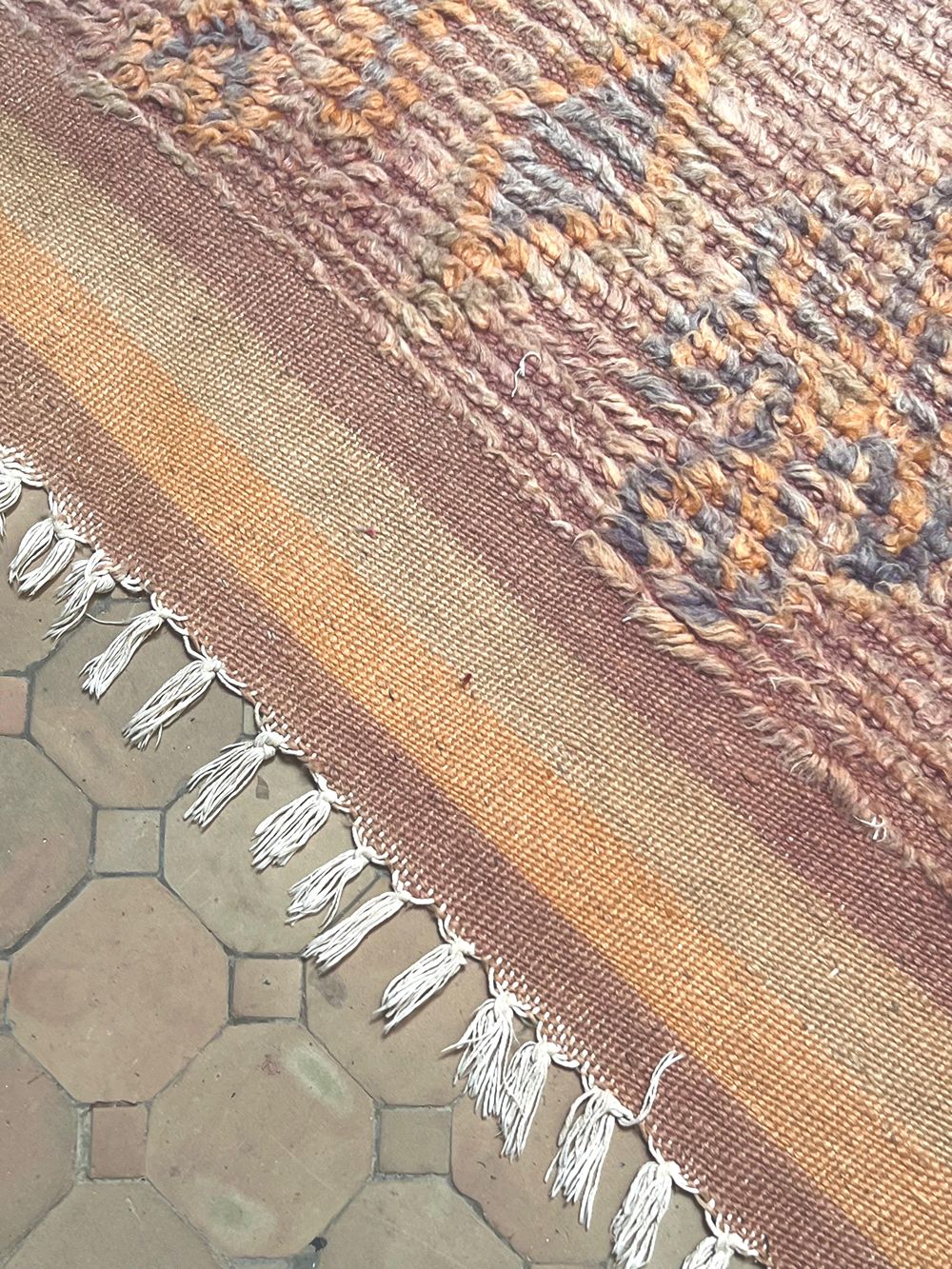 Moroccan Vintage Boujaad Rug 220x115cm