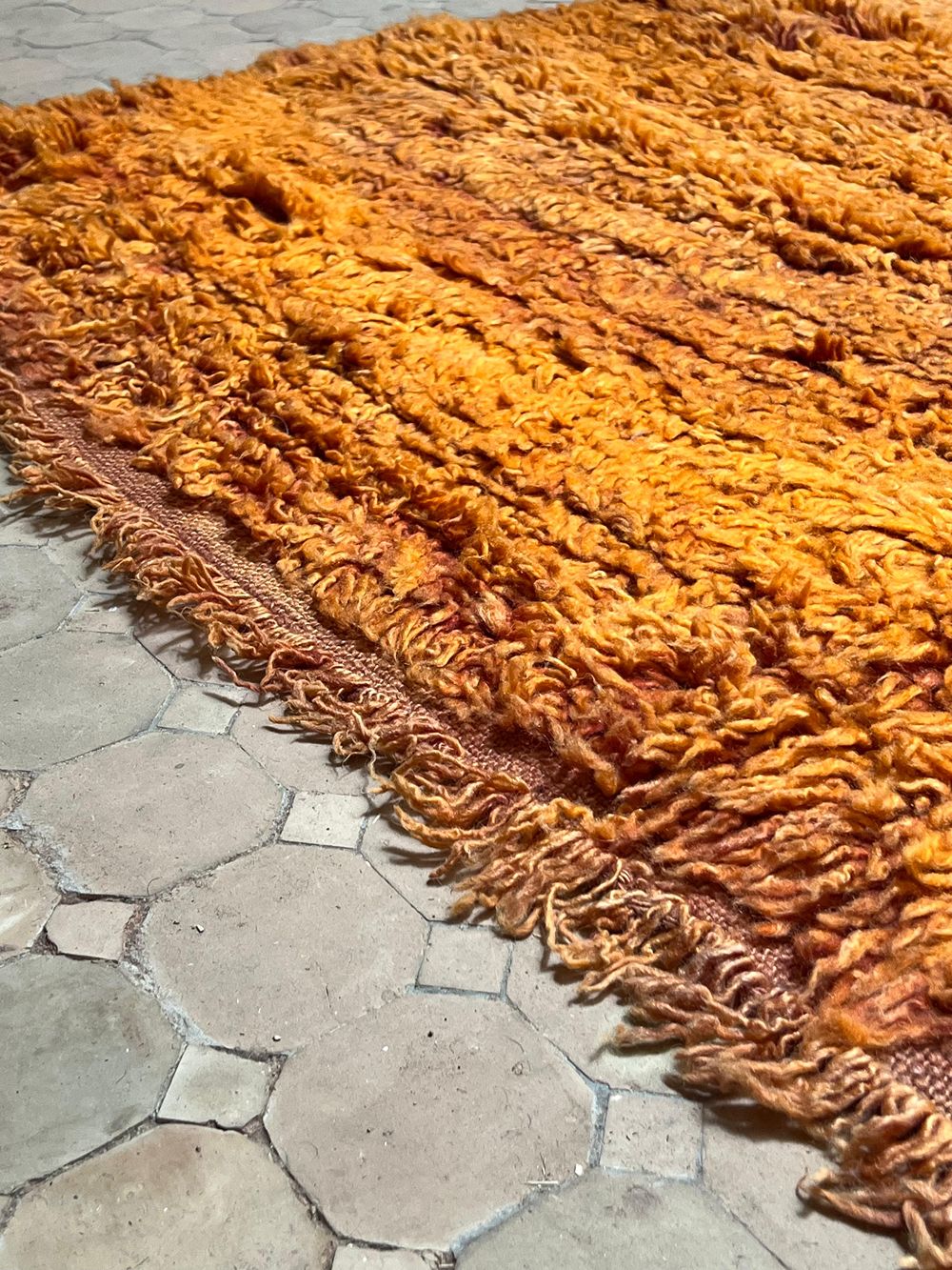 Moroccan Vintage Monochrome Rug 370x200cm