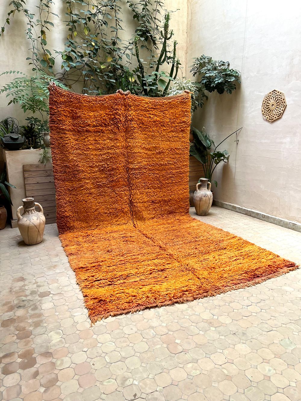Moroccan Vintage Monochrome Rug 370x200cm