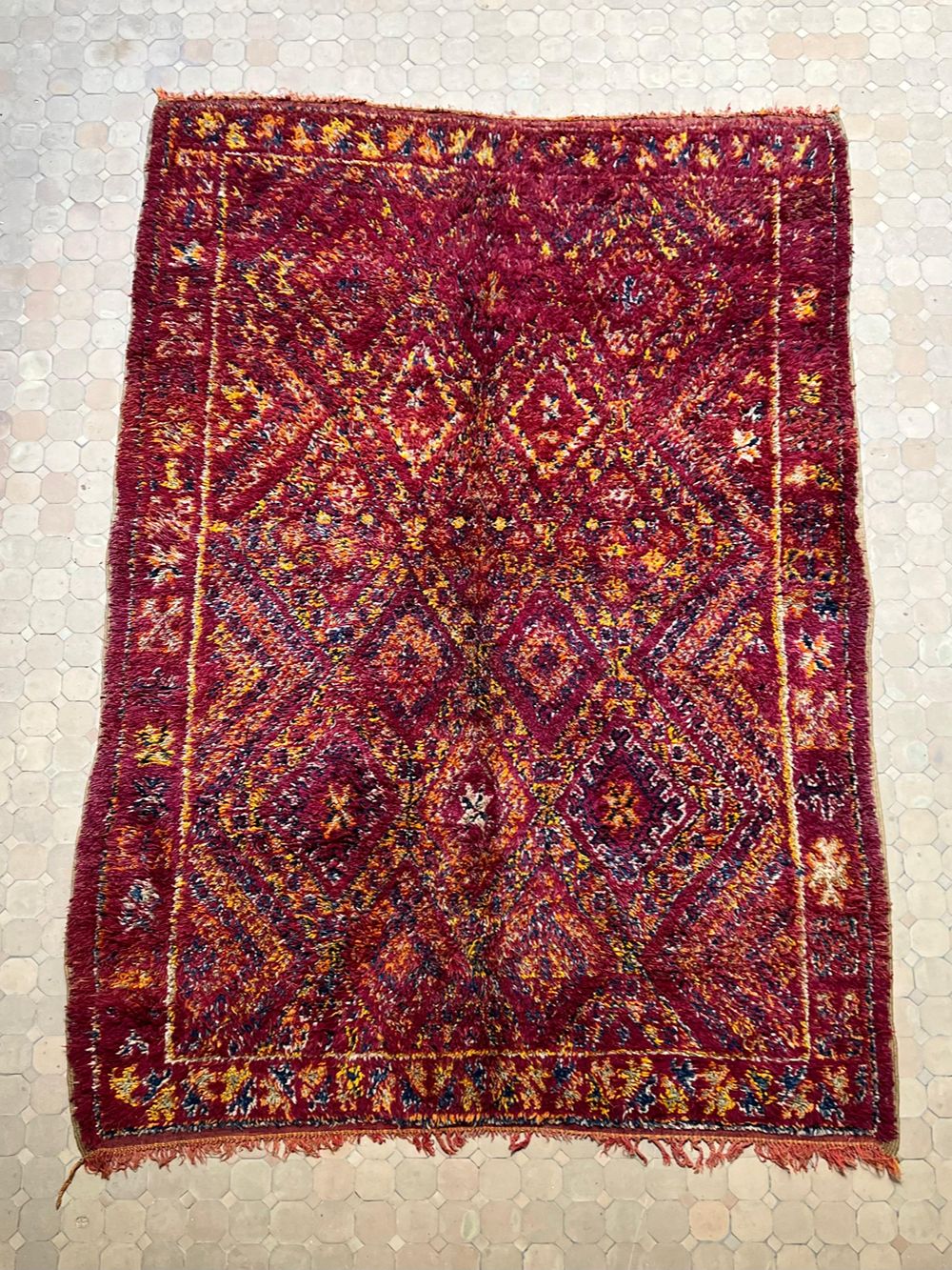 Marokkolainen vintage Zayane matto 300x205cm
