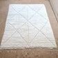 Marokkolainen valkoinen matto 380x310cm