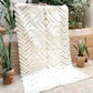 Nata - Moroccan Black & White Rug 245x150cm