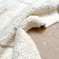 Moroccan All White Rug 240x155cm