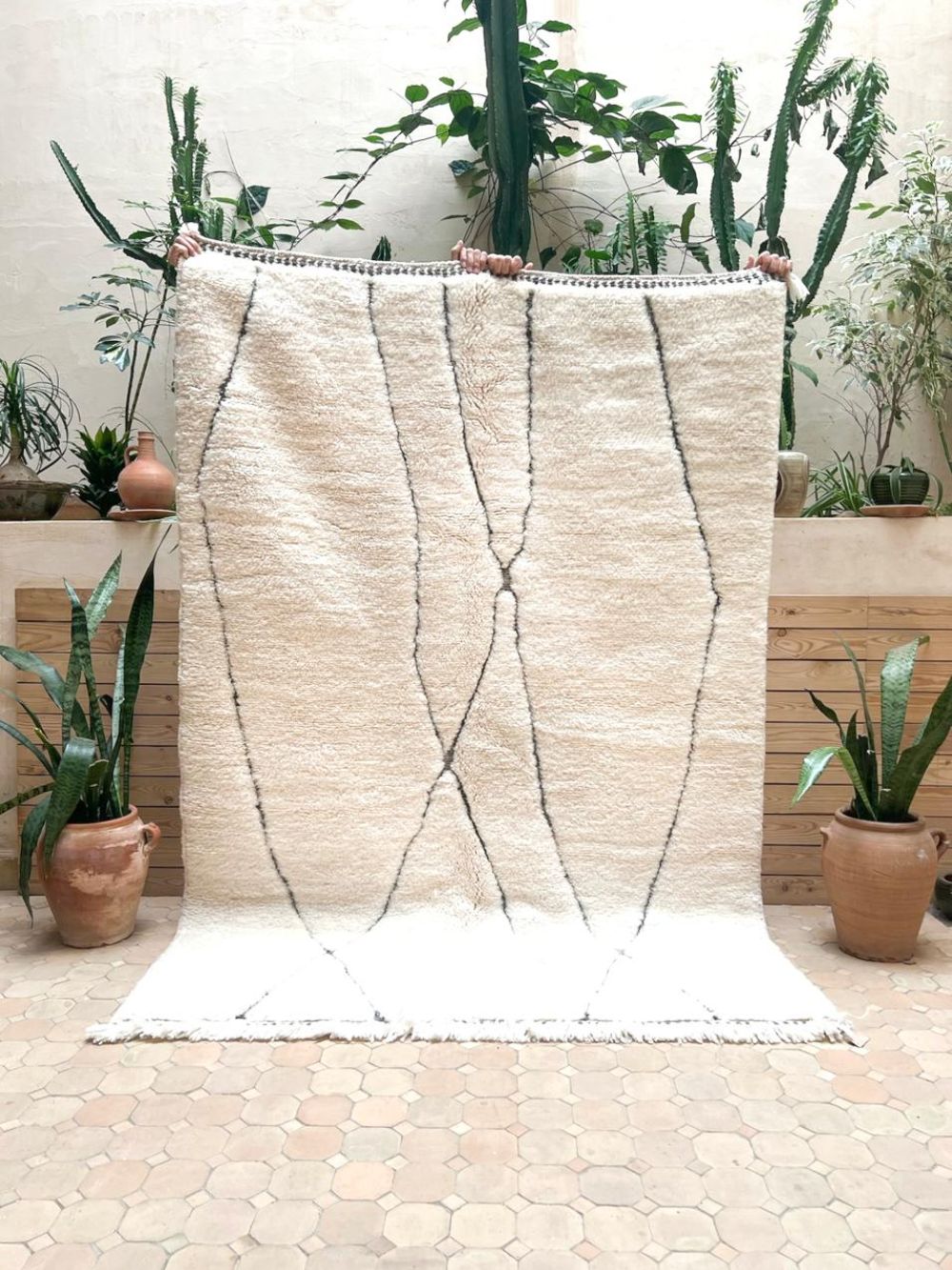 Marokkolainen Mrirt matto 220x155cm