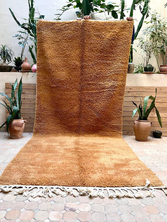 Marokkolainen ruskea matto 345x150cm