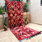 Marokkolainen vintage Boujaad matto 350x125cm