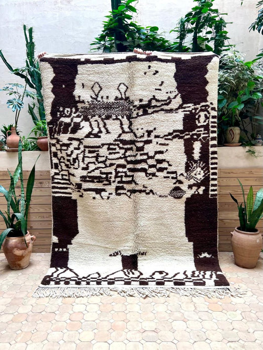 Moroccan Vintage Azilal Rug 240x160cm