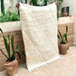 Moroccan All White Rug 145x100cm