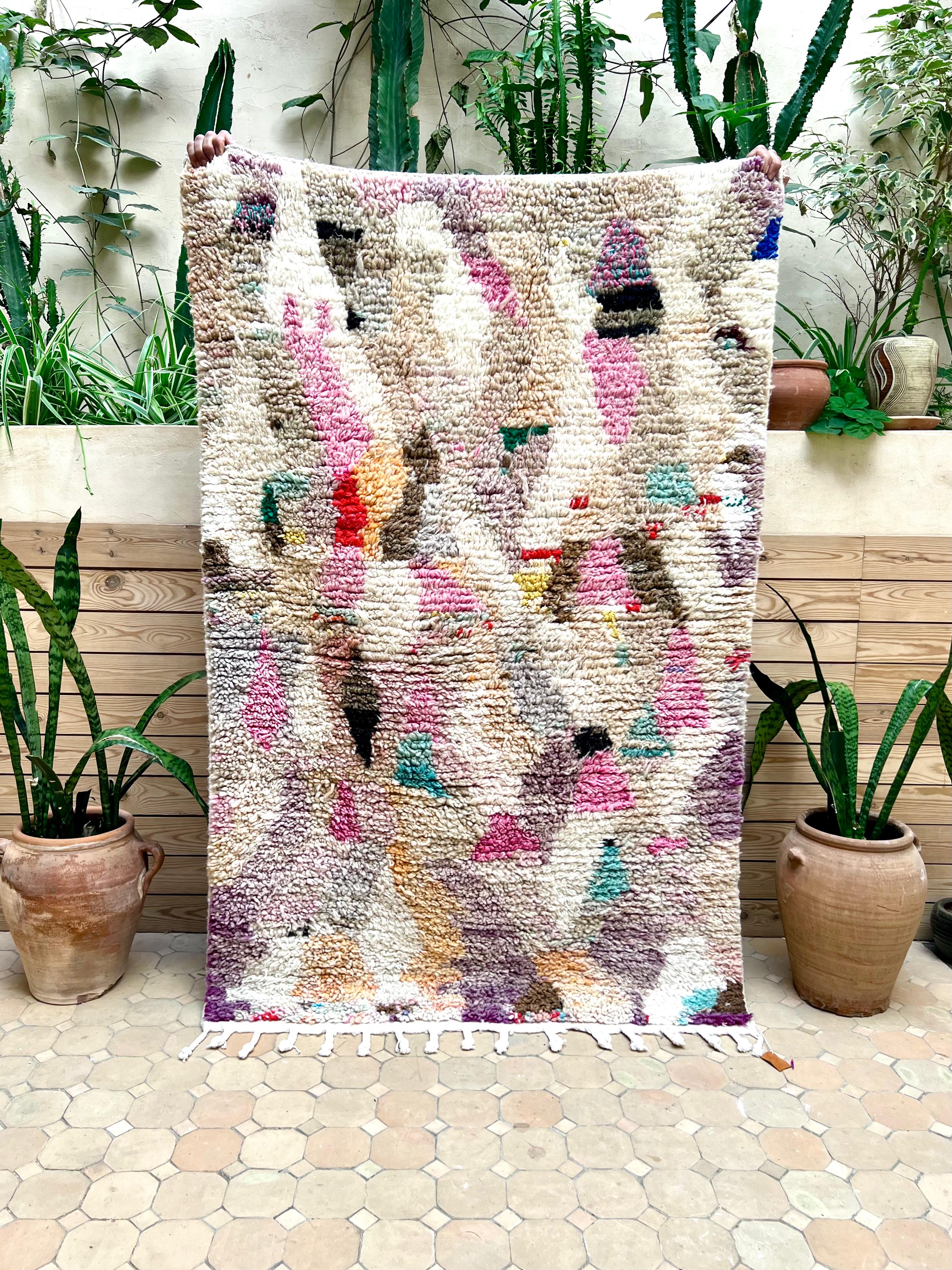Marokkolainen Boujaad matto 160x105cm