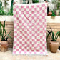 Marokkolainen ruudullinen matto 155x95cm