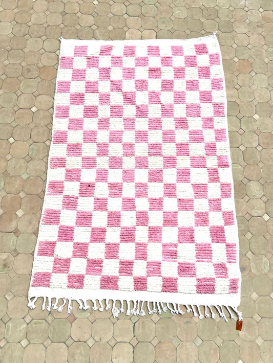 Marokkolainen ruudullinen matto 155x95cm