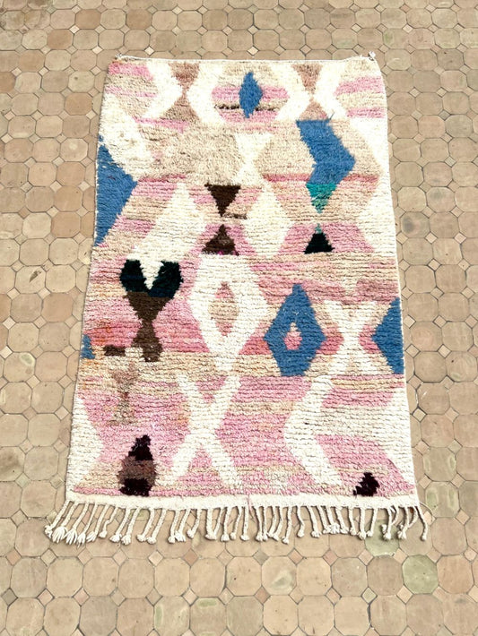 Marokkolainen Boujaad matto 160x100cm
